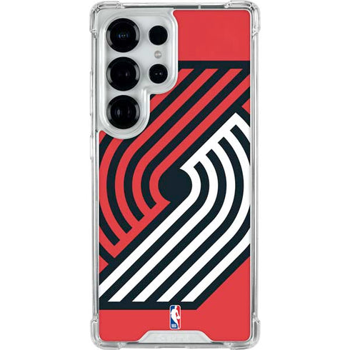 NBA Portland Trail Blazers Large Logo Galaxy S25 Ultra Clear Case
